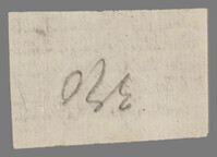 L 01545
<br/>
Label met opschrift
<br/>
<em>Escher von der Linth, Johannes Conrad (1767-1823)</em>